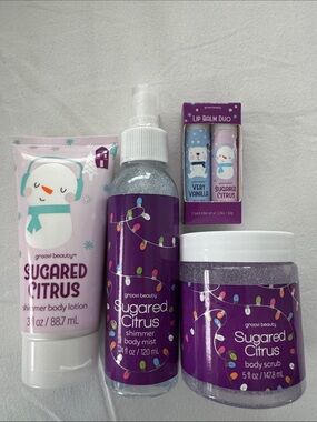groovi beauty Sugared Citrus Kids Body Care Set
